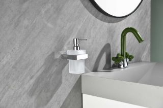 Настенный дозатор для жидкого мыло Grocenberg AC0028 (Хром)